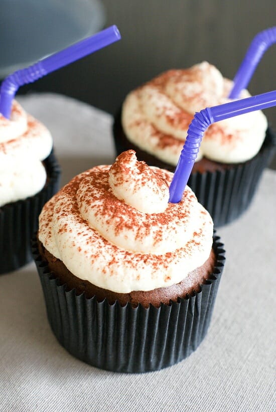 Cupcakes Chocolat-Mascarpone et... Bière Brune!