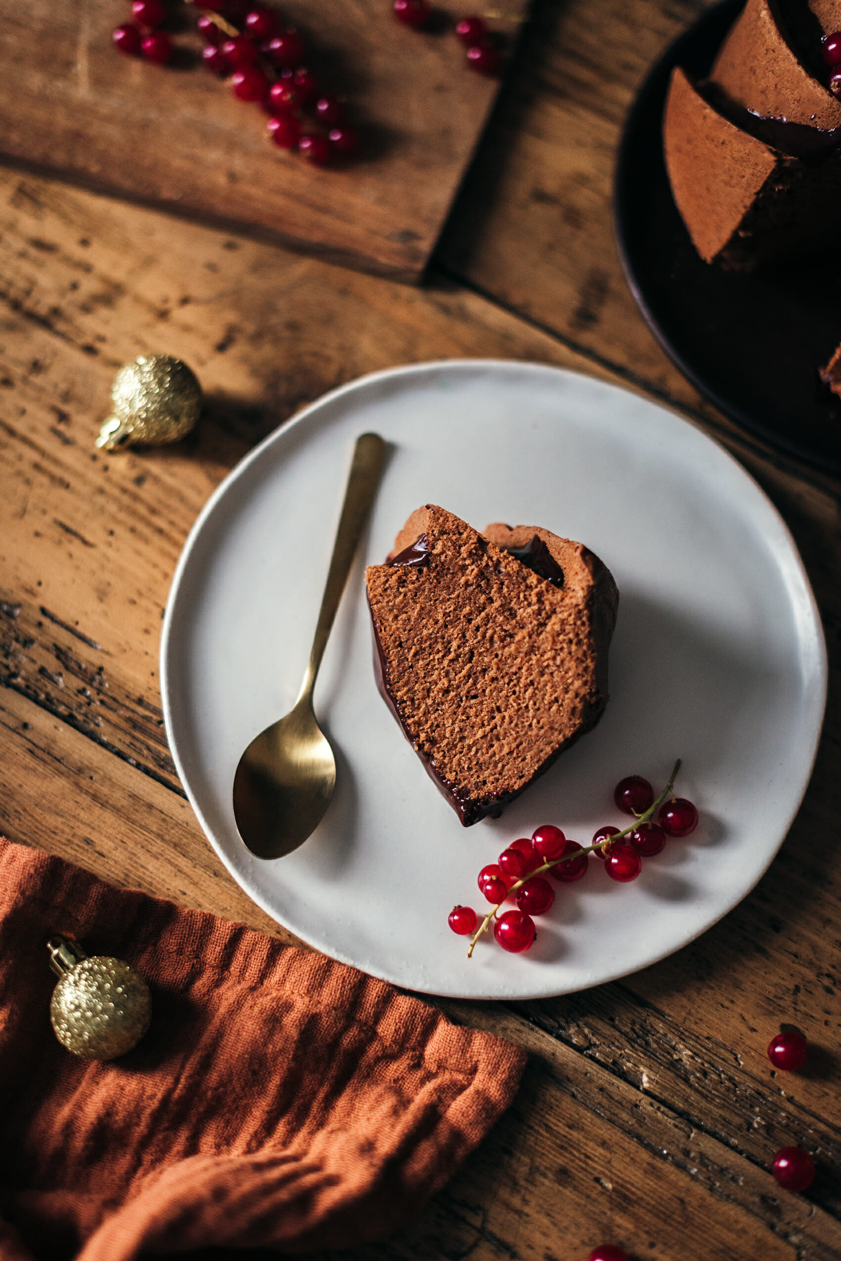 Bundt cake crème de marrons chocolat - Lilie Bakery