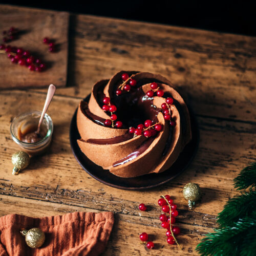 Bundt cake crème de marrons chocolat - Lilie Bakery