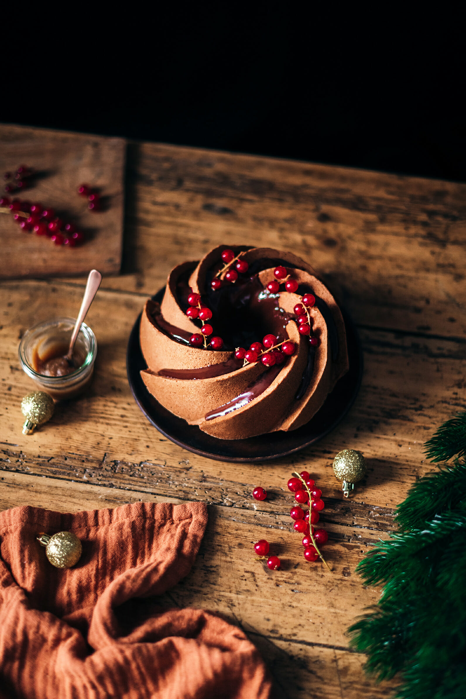 Bundt cake crème de marrons chocolat - Lilie Bakery
