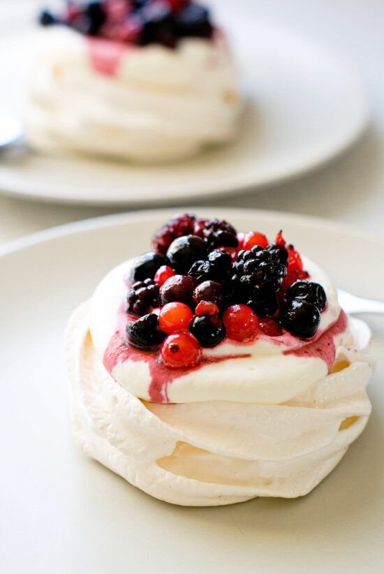 Pavlovas Individuelles Aux Fruits Rouges, La Recette Facile