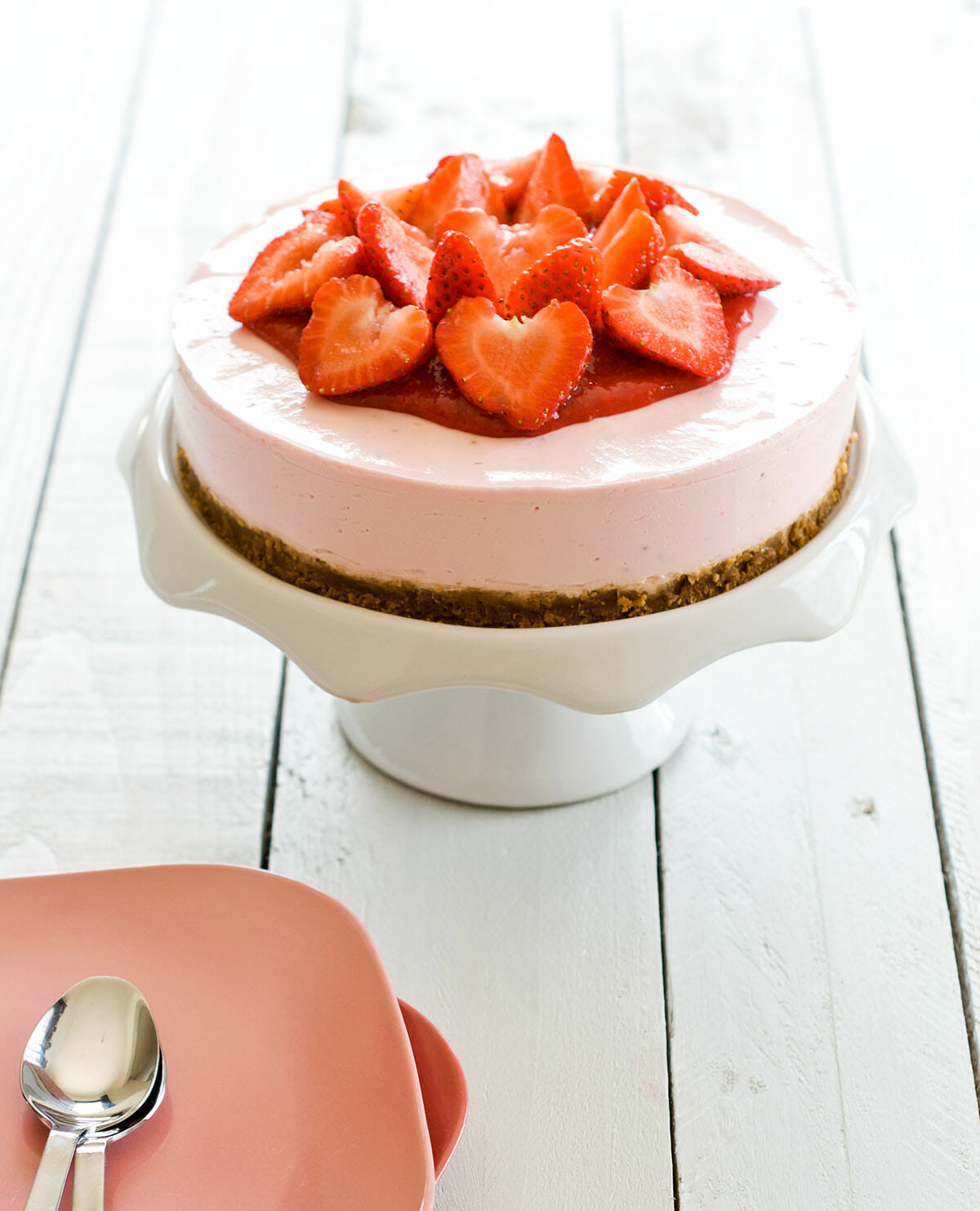Cheesecake fraise sp&eacute;culoos - Lilie Bakery
