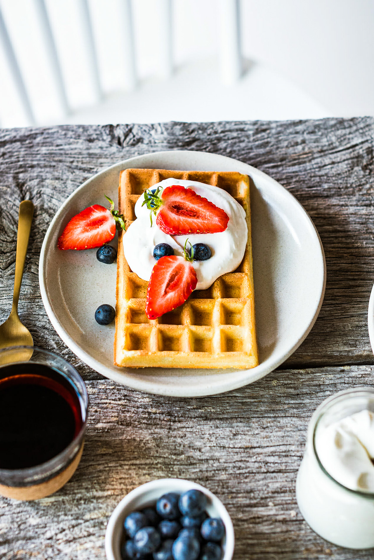 Gaufres bruxelles légères recette - Lilie Bakery