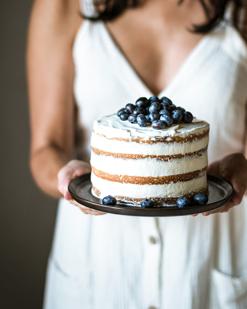 Layer Cake Myrtilles Citron - Lilie Bakery