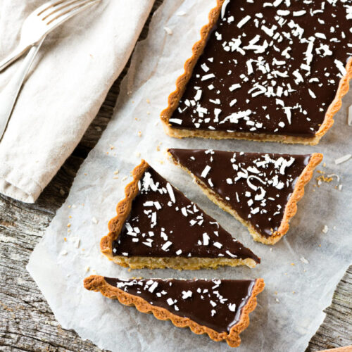 Tarte Noix de Coco Chocolat - Lilie Bakery
