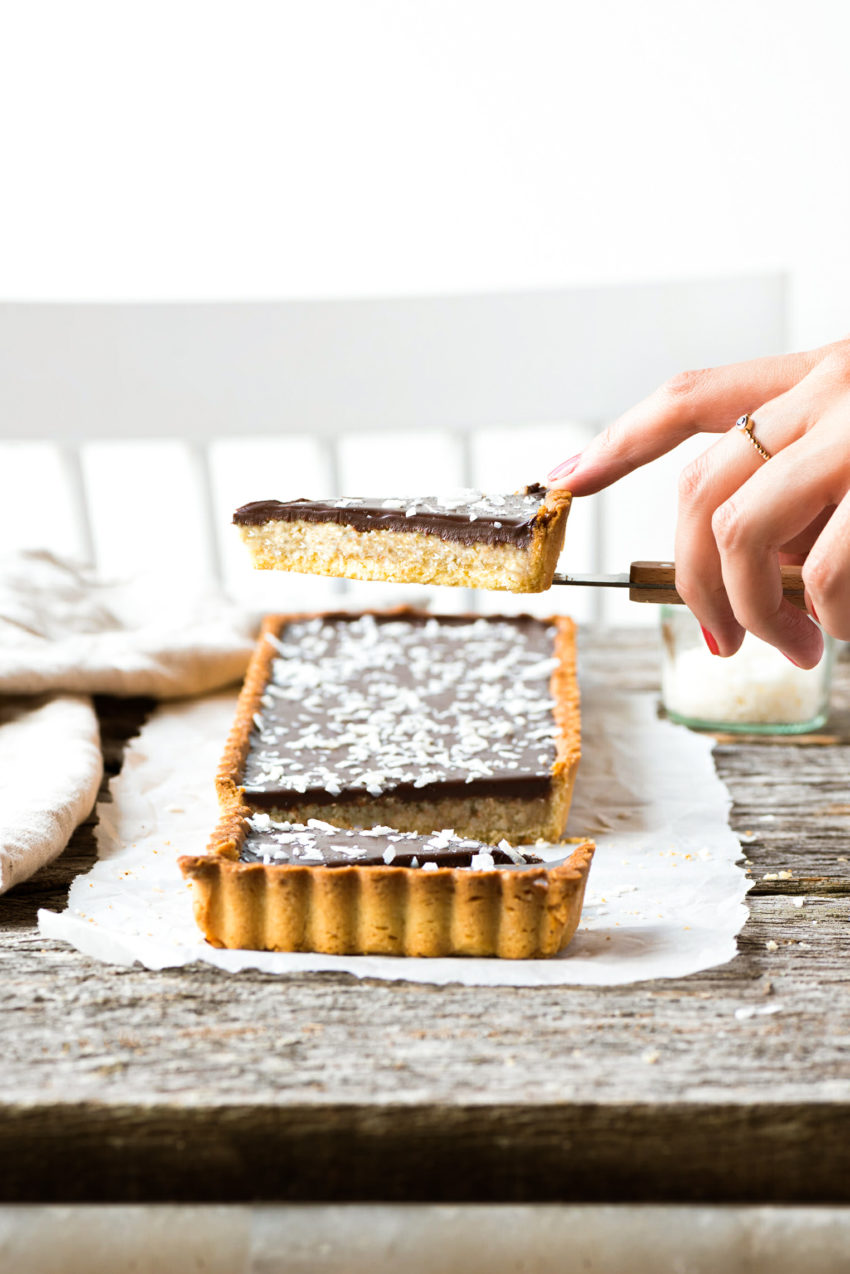 Tarte Noix de Coco Chocolat - Lilie Bakery