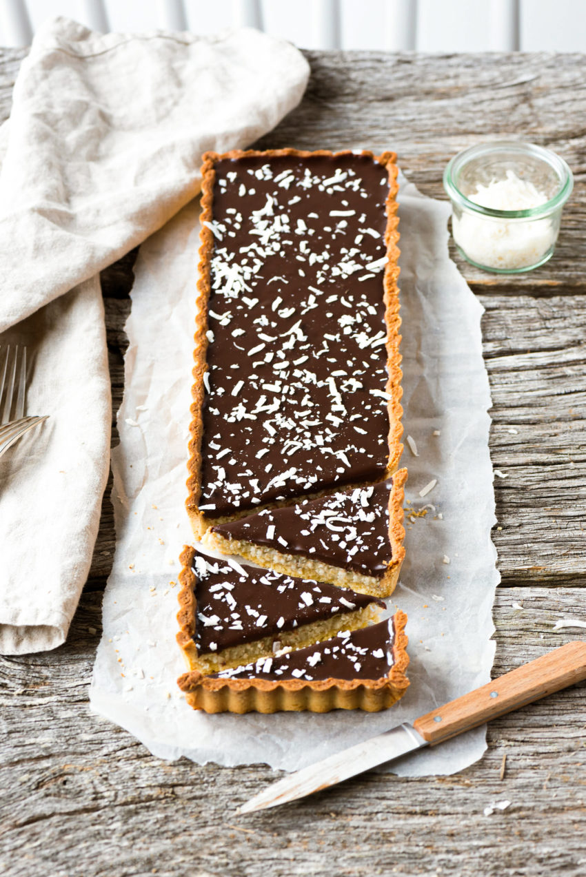 Tarte Noix de Coco Chocolat - Lilie Bakery