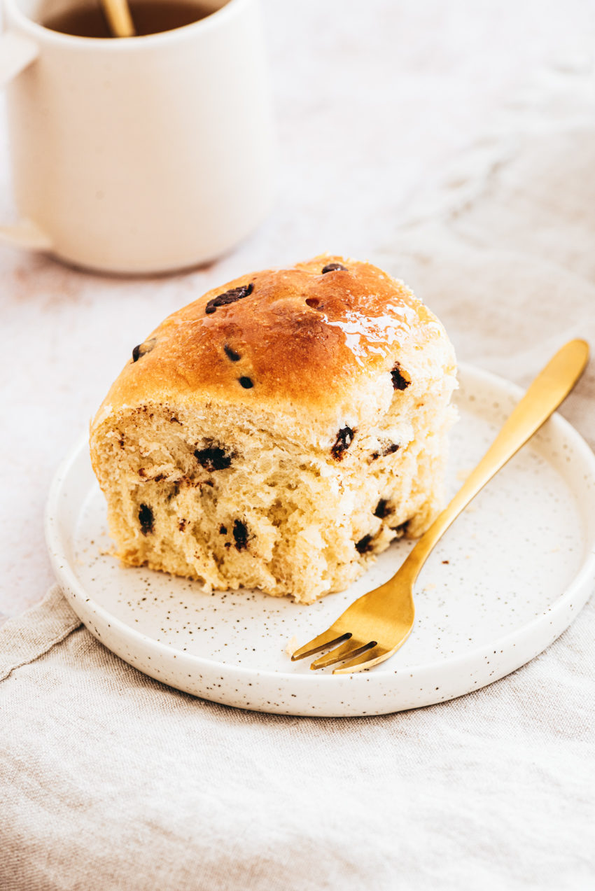 Brioche butchy moelleuse pépites chocolat sans beurre - Lilie Bakery