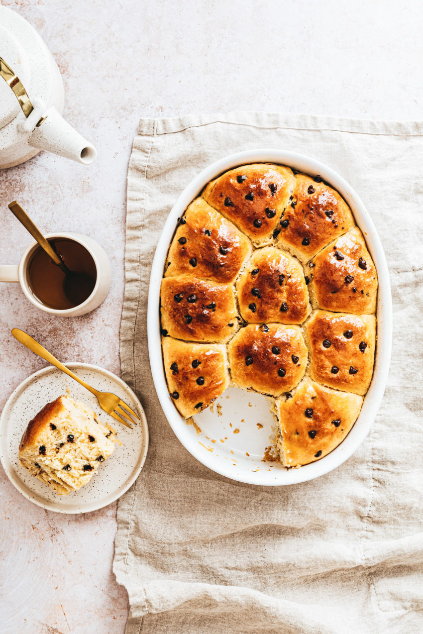 Brioche butchy moelleuse p&eacute;pites chocolat - Lilie Bakery