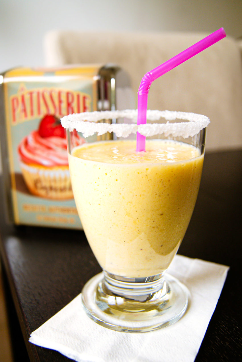 Smoothie mangue banane - Lilie Bakery