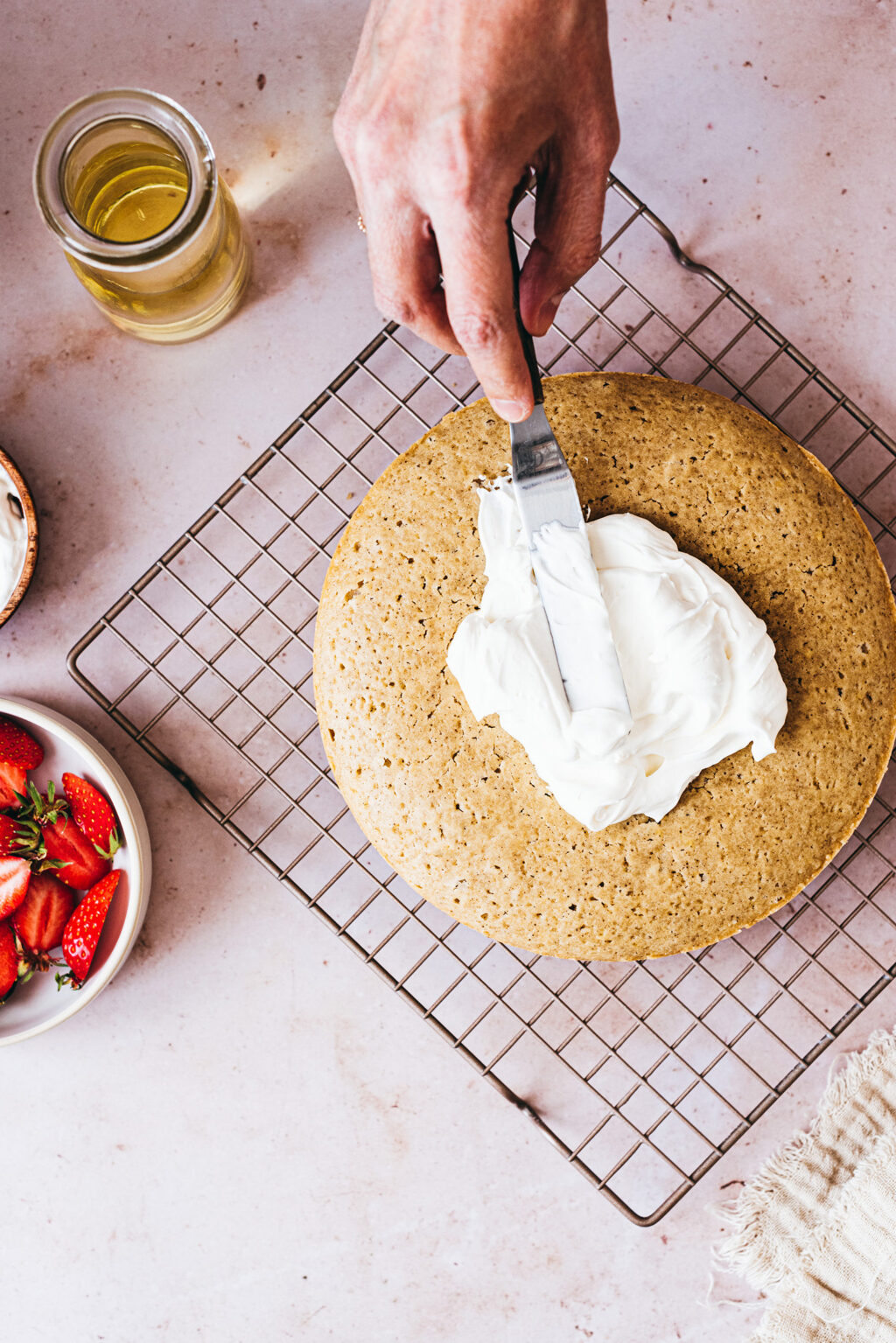 Glaçage chantilly gâteau à la vanille - Lilie bakery