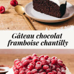 G&acirc;teau chocolat framboise chantilly - Lilie Bakery