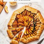 Tarte pêche vanille