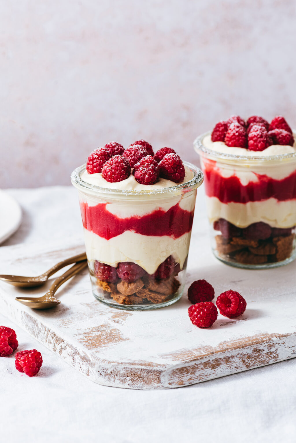 Raspberry speculoos tiramisu - Lilie Bakery