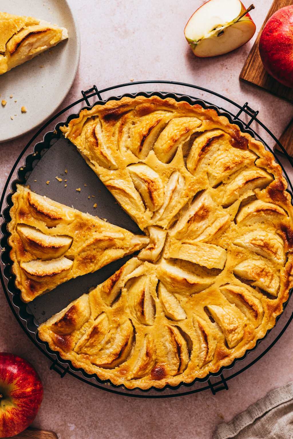 Tarte normande aux pommes - Lilie Bakery