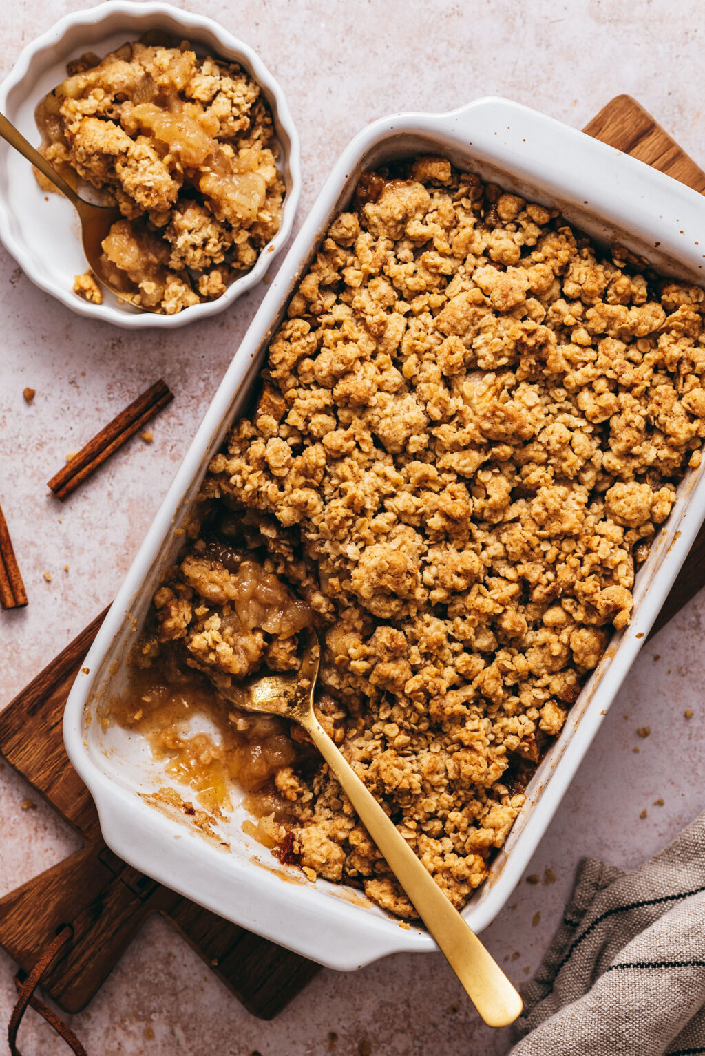 Crumble pomme cannelle - Lilie Bakery