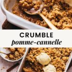Crumble pomme cannelle facile