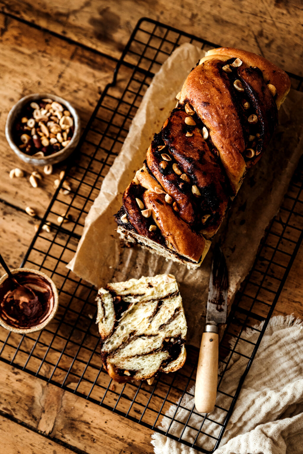 Babka chocolat noisette - Lilie Bakery