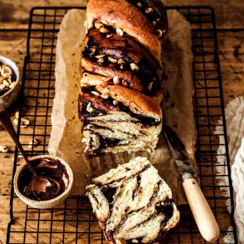 Babka chocolat noisettes torréfiées - Lilie Bakery