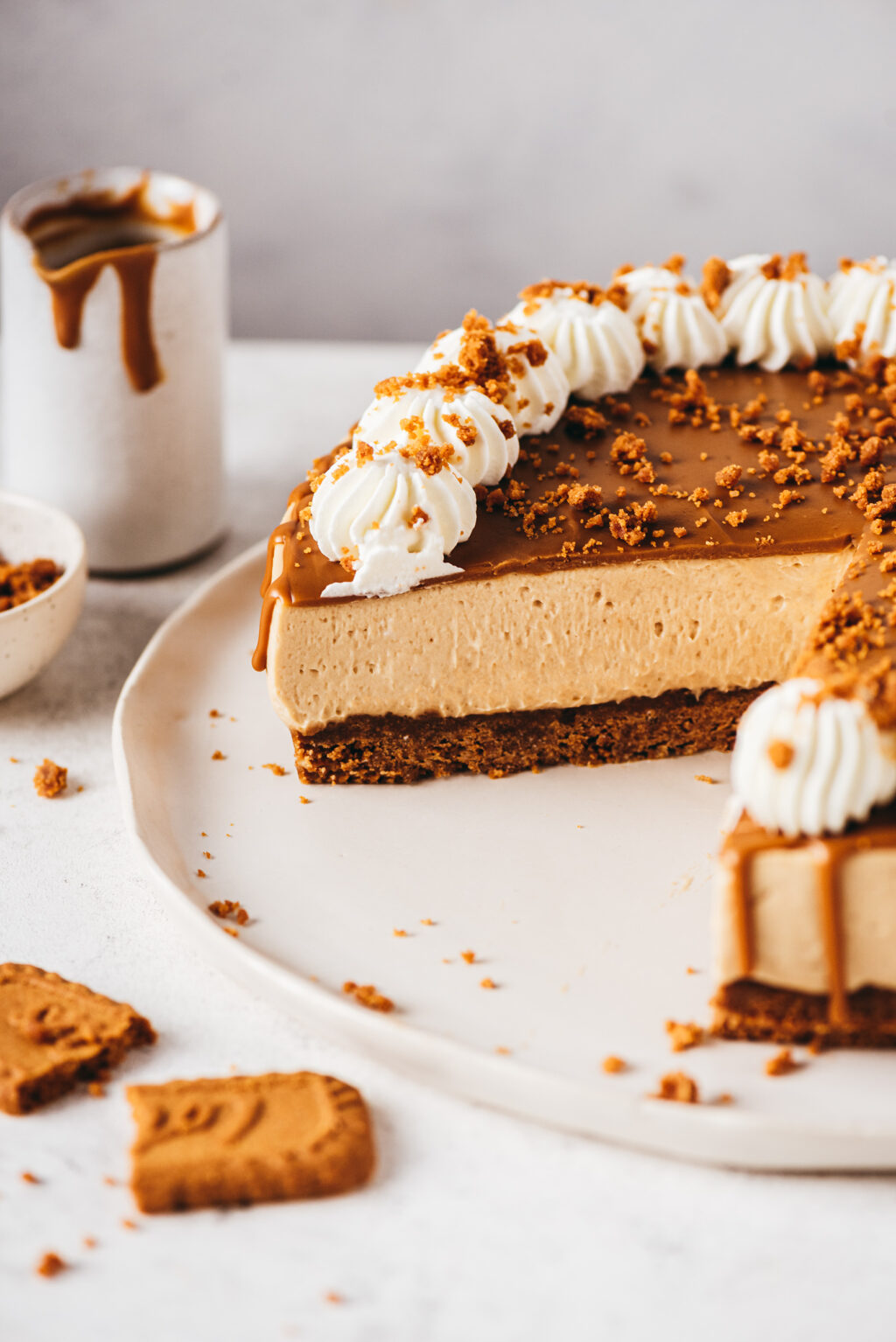 Cheesecake speculoos sans cuisson - Lilie Bakery