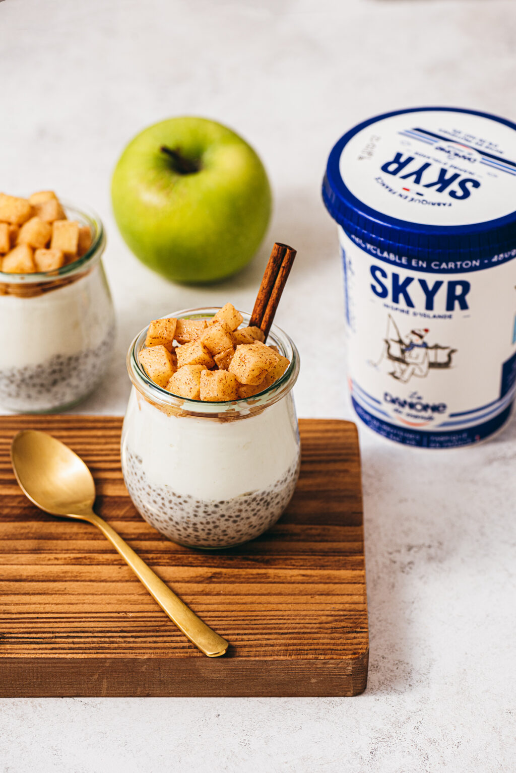 Chia pudding au skyr - Lilie Bakery