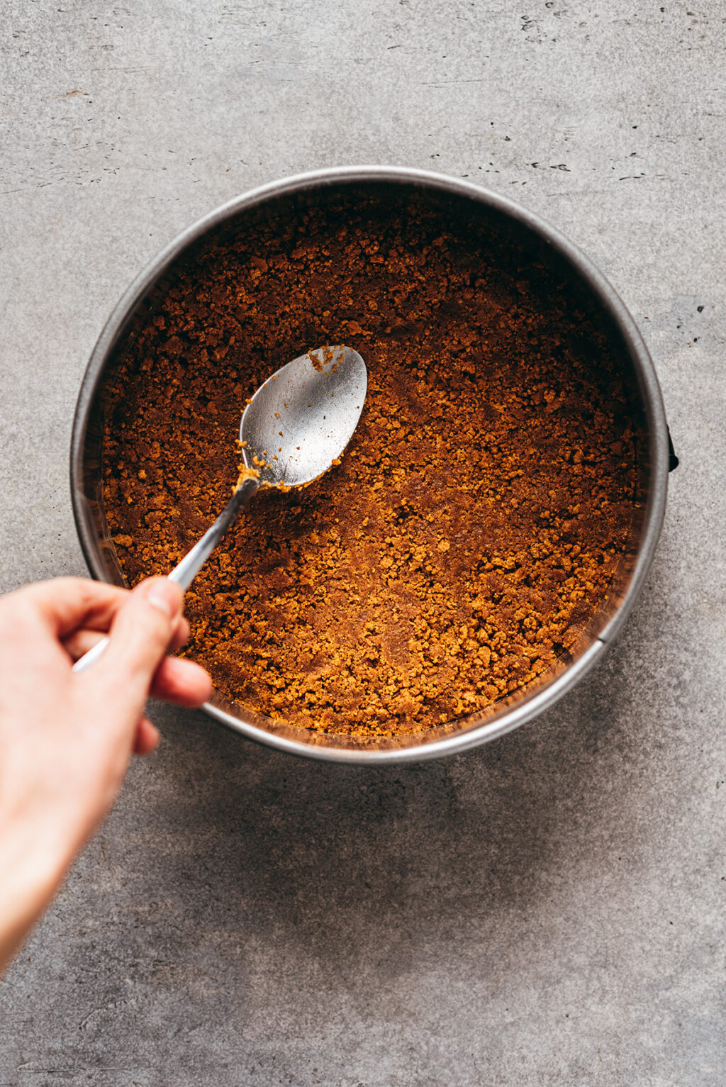 Pas à pas 1 cheesecake biscuits speculoos - Lilie Bakery