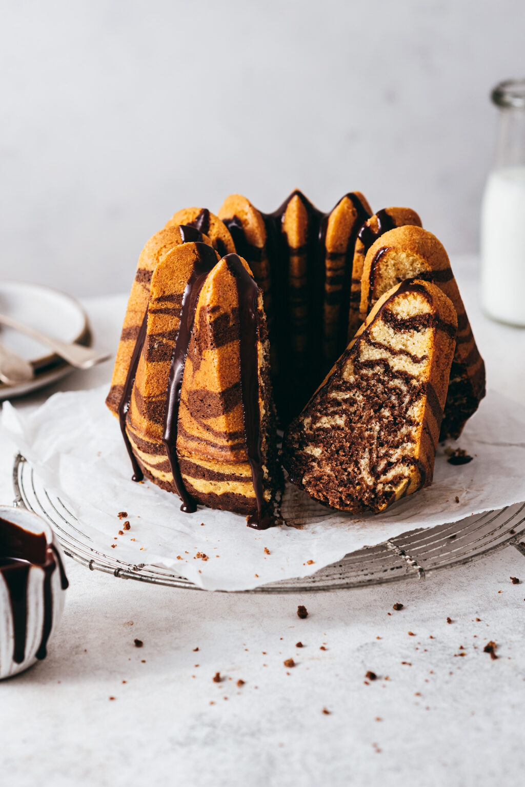 Recette gâteau zèbre - Lilie Bakery