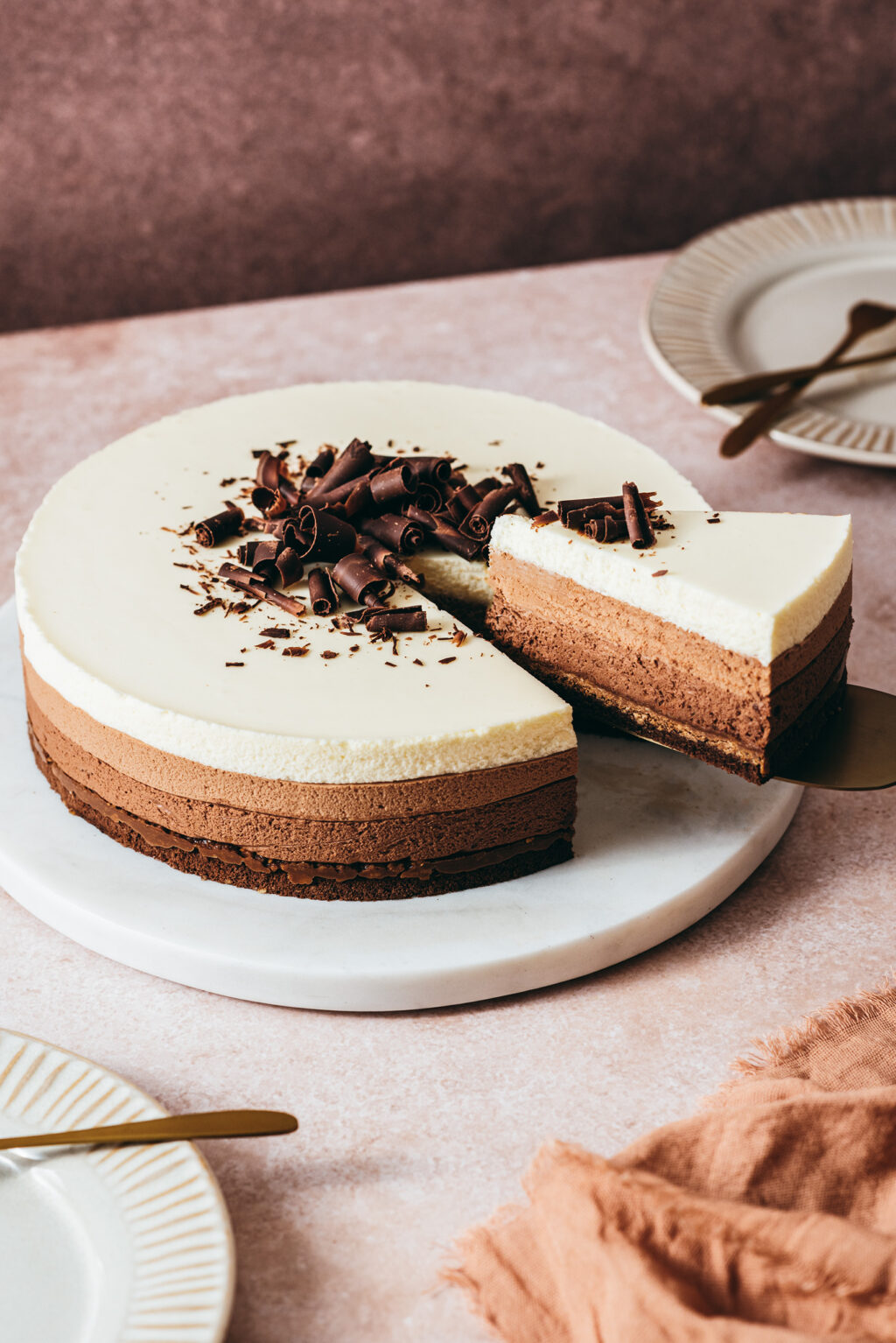 Dessert 3 crispy chocolates - Lilie Bakery