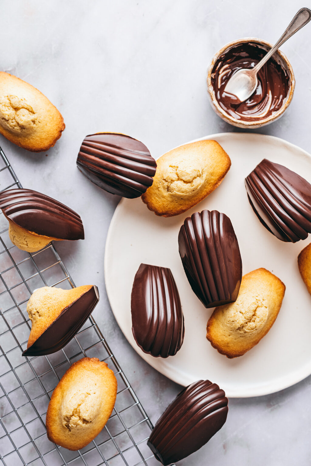 Madeleines au chocolat - Lilie Bakery