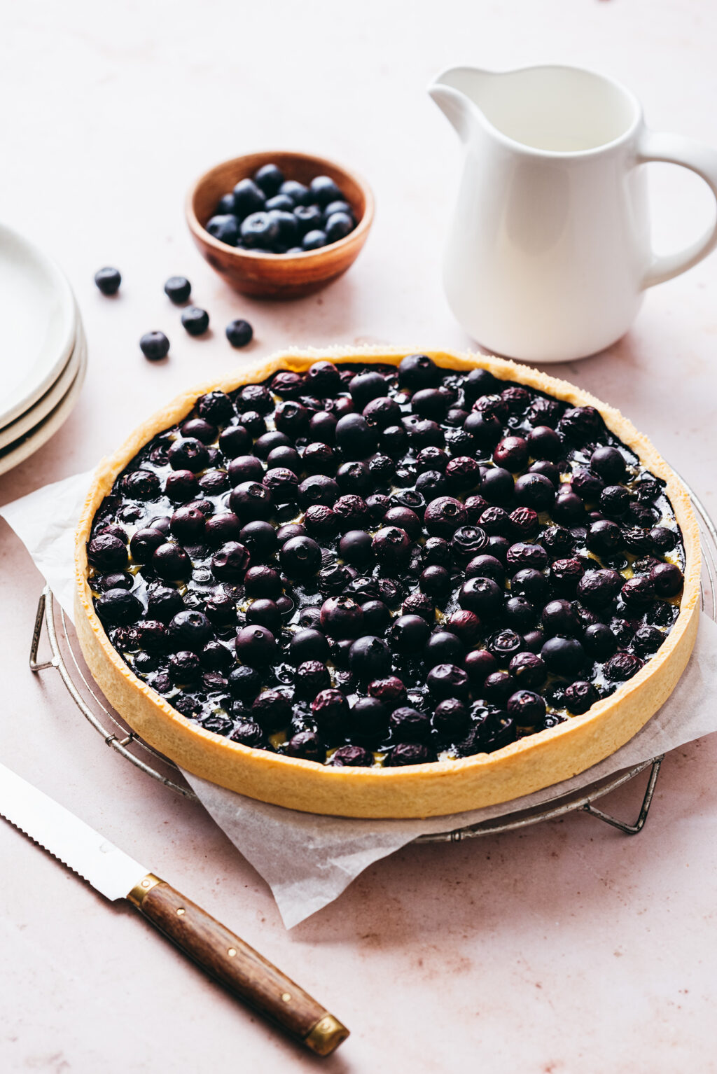 Tarte aux myrtilles - Lilie Bakery