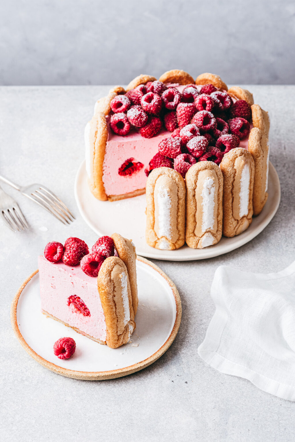 Raspberry charlotte recipe - Lilie Bakery