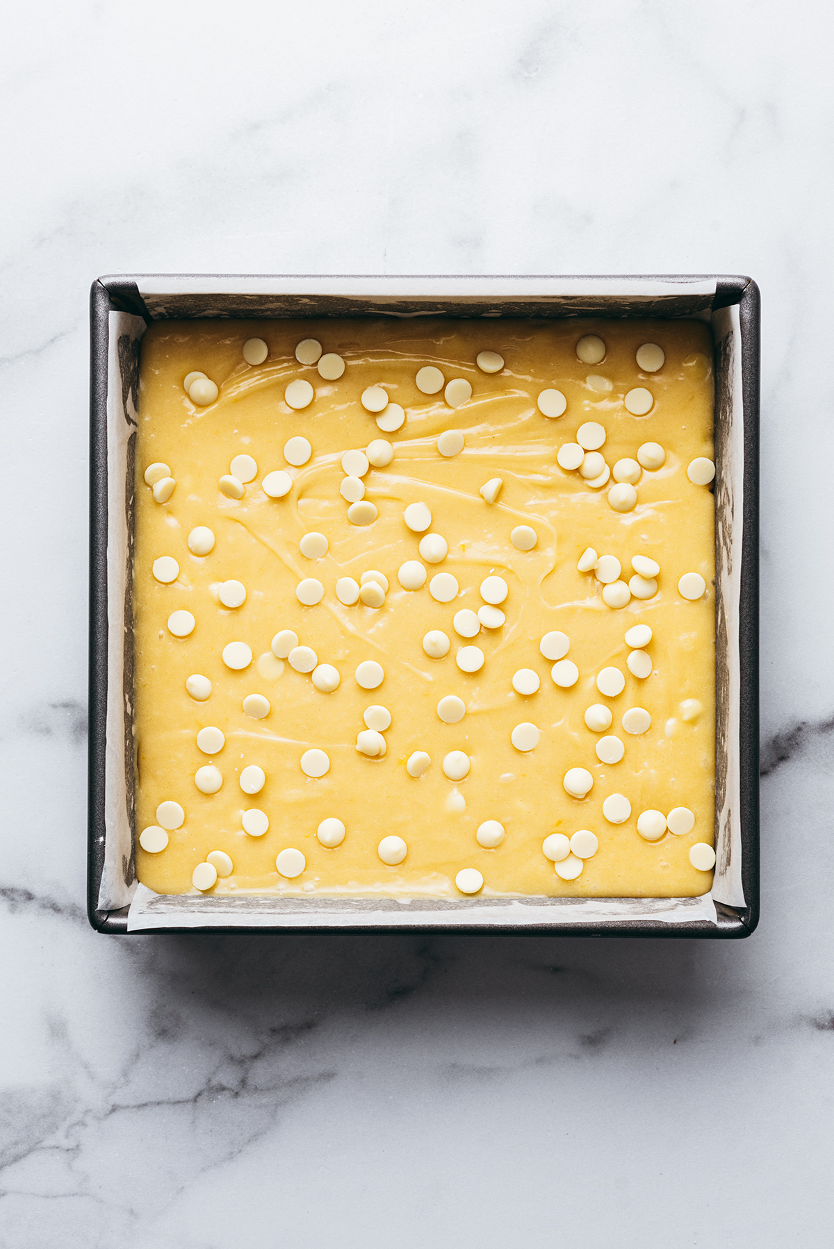 Brownie pépites chocolat blanc - Lilie Bakery