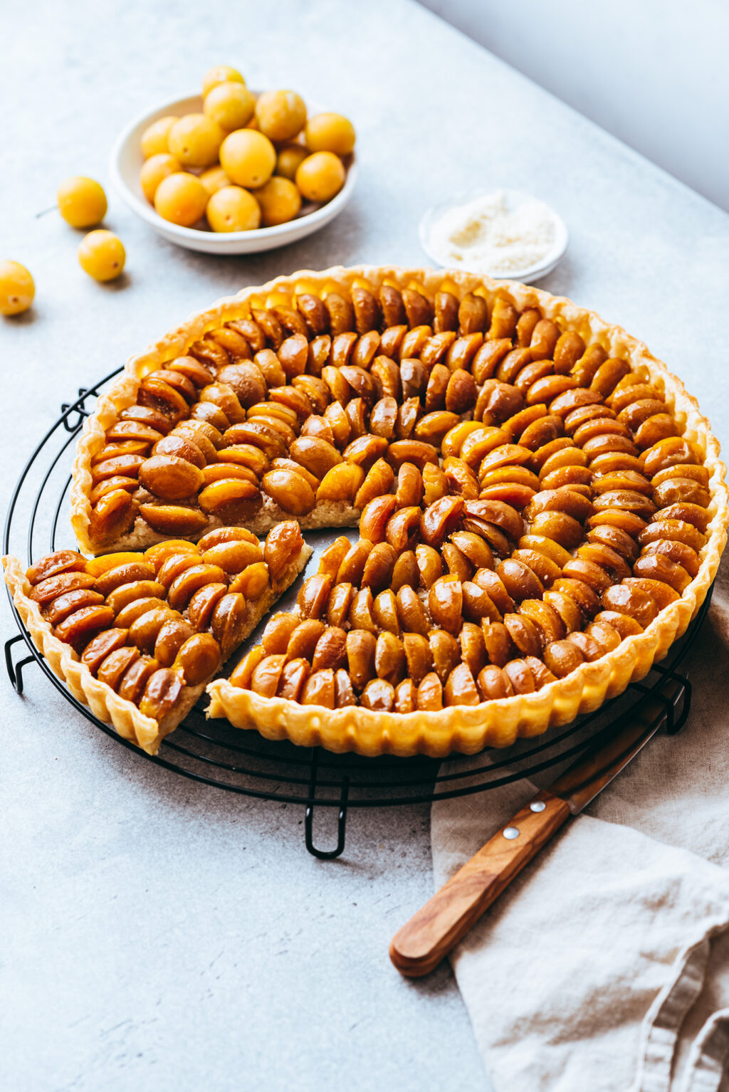 Tarte aux mirabelles - Lilie Bakery