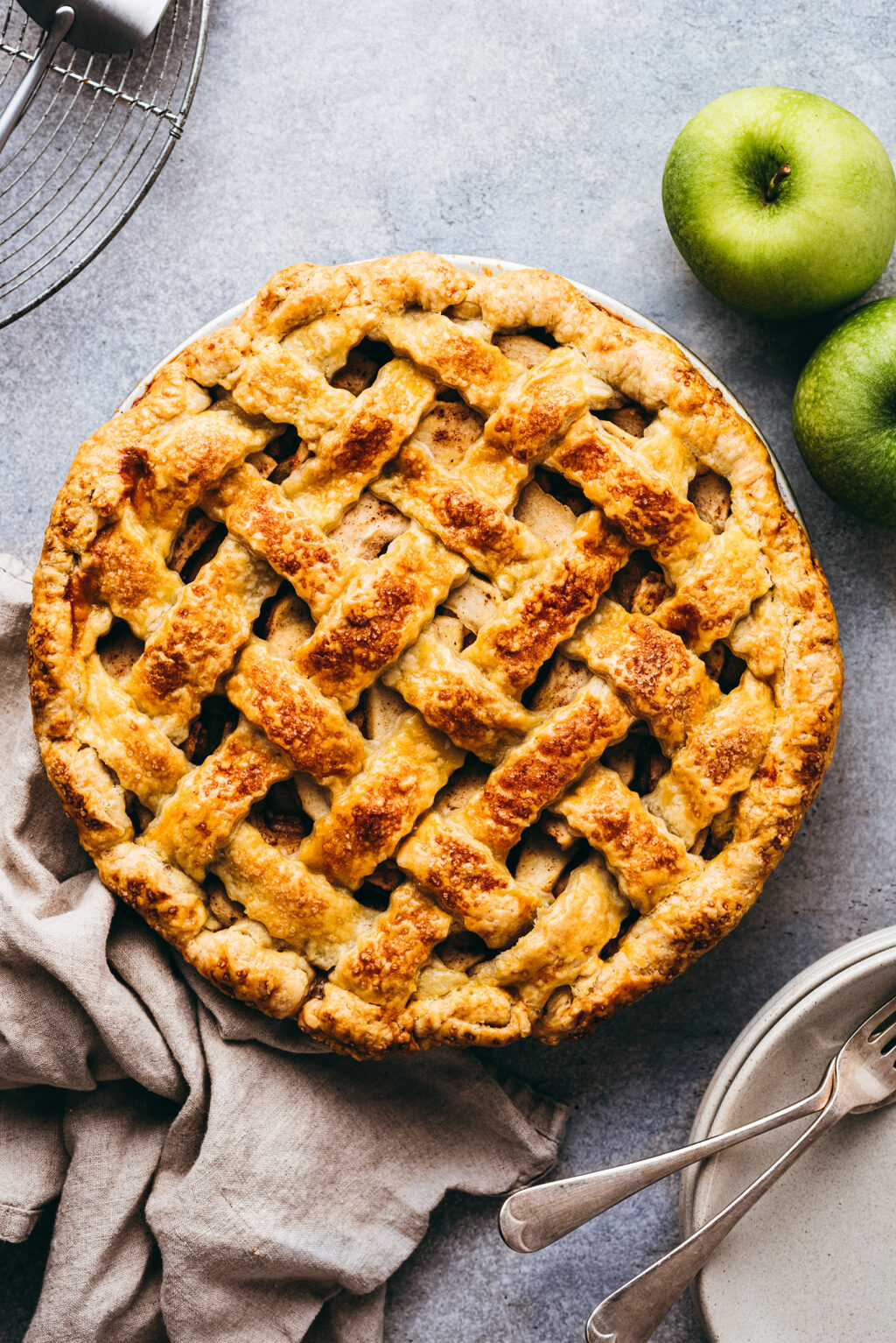 Apple pie tourte aux pommes - Lilie Bakery