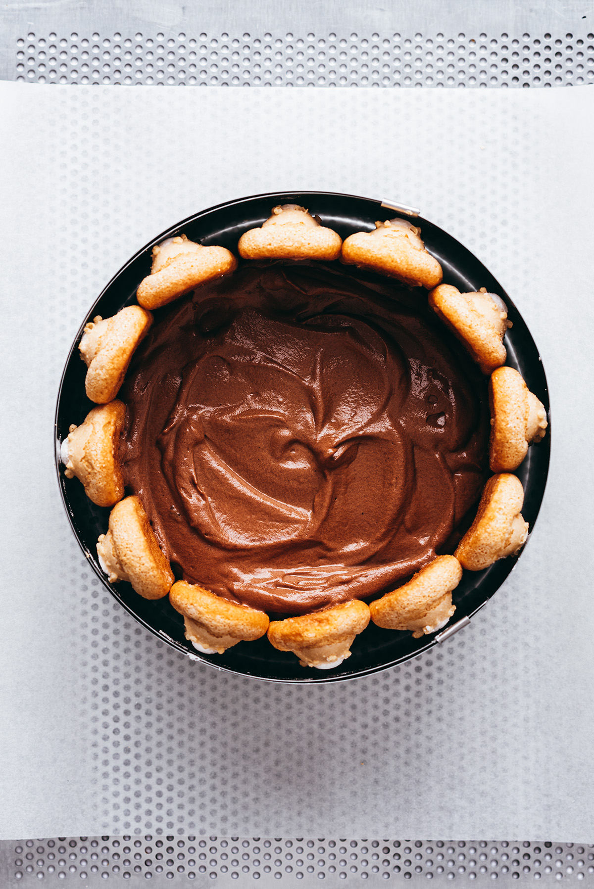 Charlotte mousse chocolat - Lilie Bakery