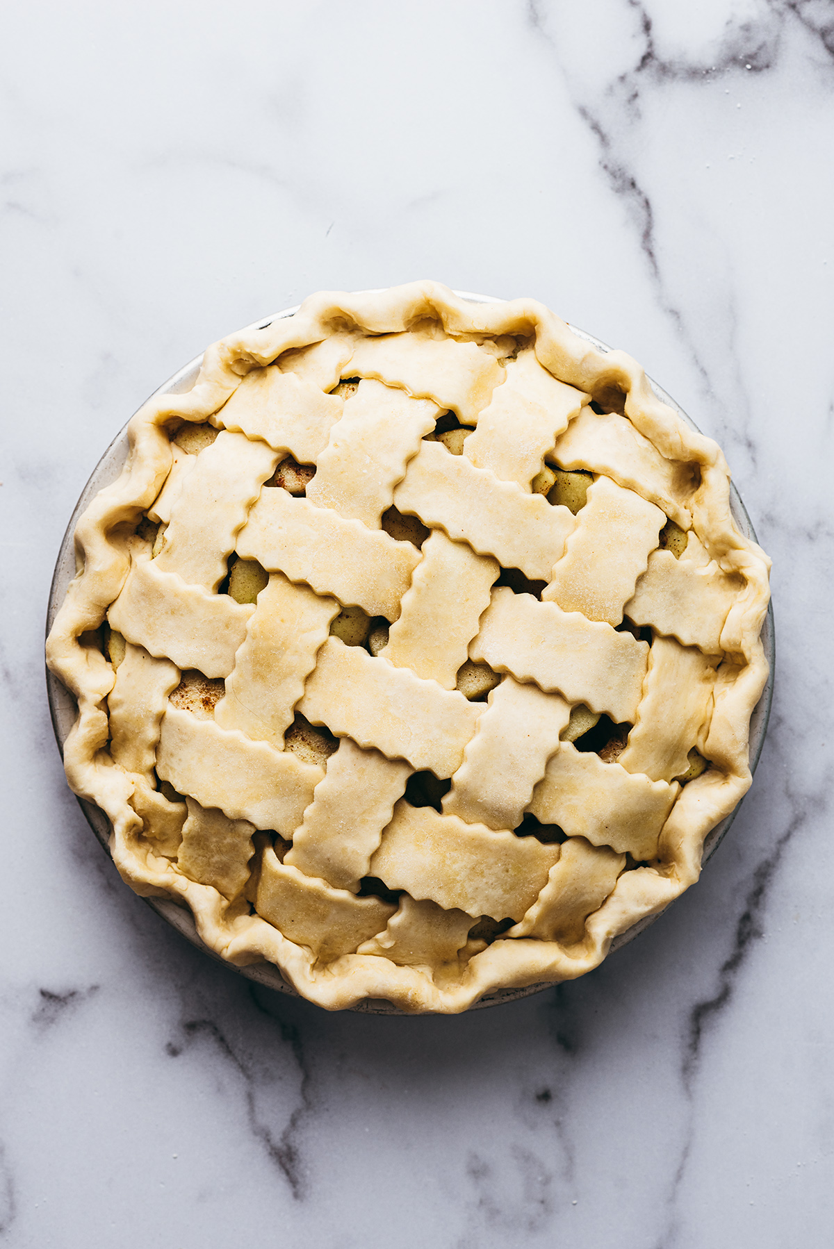 Croisillons pâte apple pie - Lilie Bakery