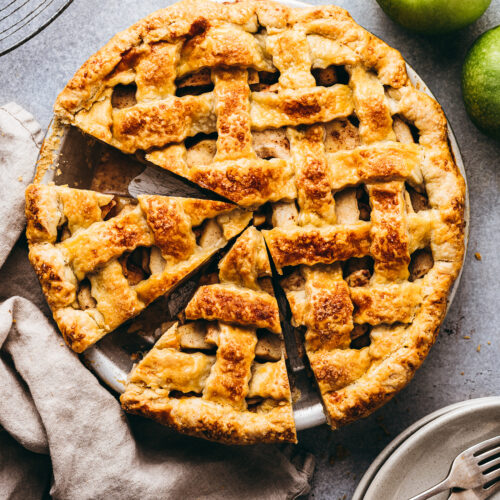 Recette apple pie tourte aux pommes - Lilie Bakery