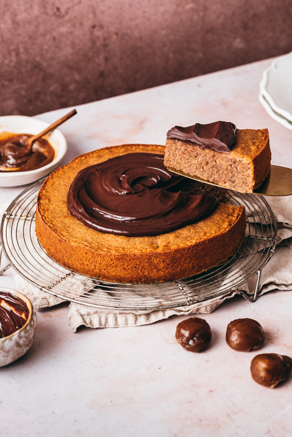 G&acirc;teau cr&egrave;me de marron - Lilie Bakery