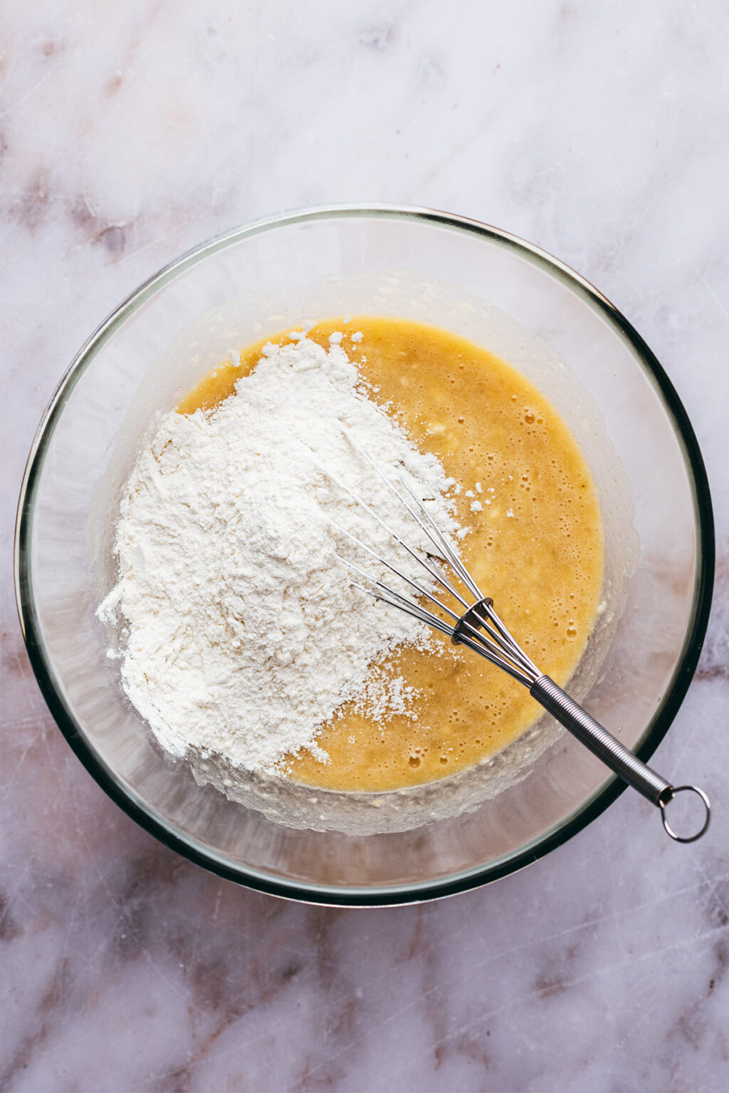 Préparation gâteau banane - Lilie Bakery