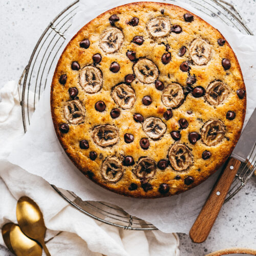 Recette gateau banane chocolat - Lilie Bakery