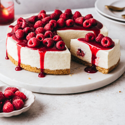 Raspberry cheesecake recipe - Lilie Bakery