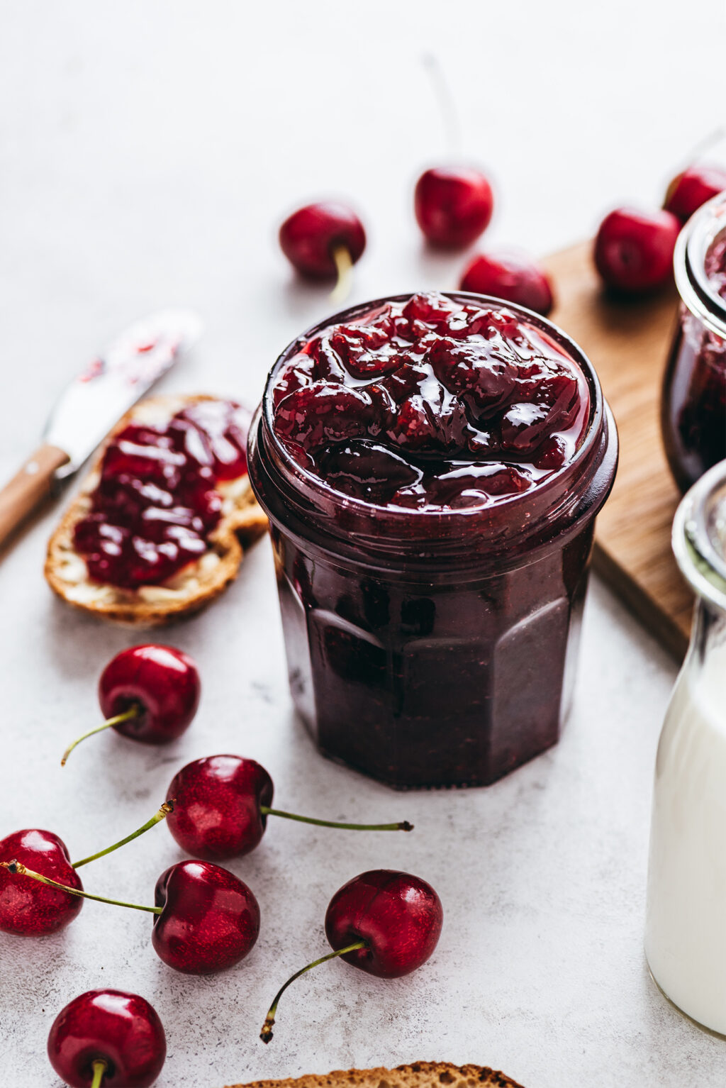 Confiture de cerises facile - Lilie Bakery
