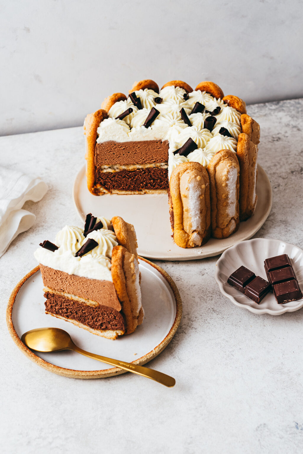 Charlotte au chocolat - Lilie Bakery