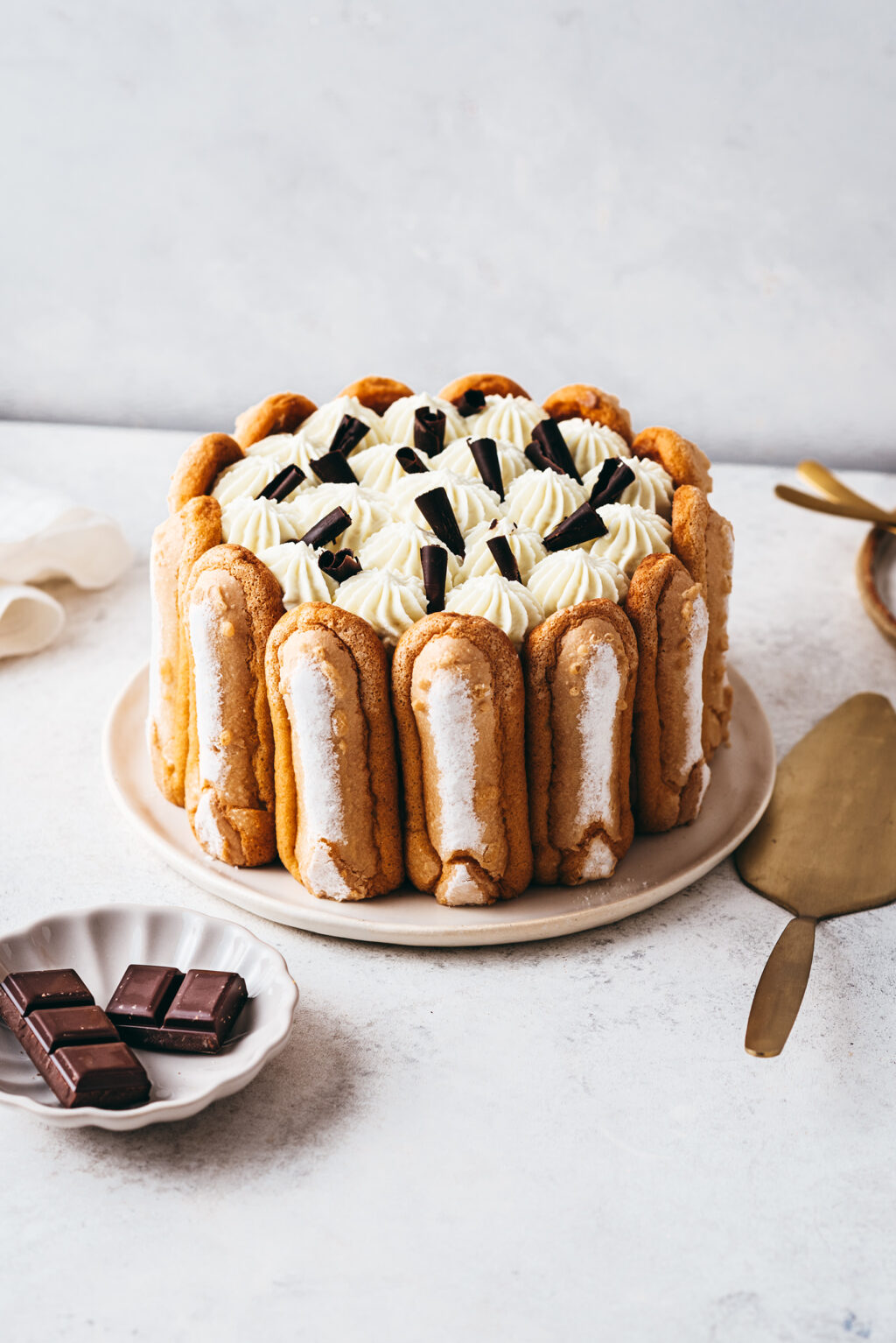 Charlotte au chocolat facile - Lilie Bakery