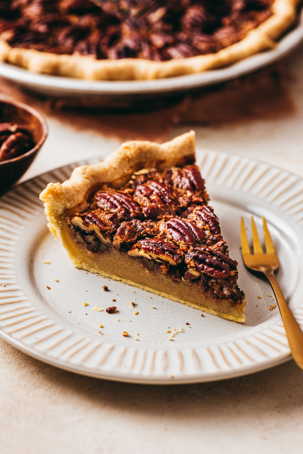 Part pecan pie - Lilie Bakery