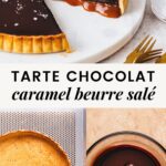 Easy chocolate caramel tart
