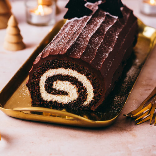 Recette bûche pâtissière chocolat - Lilie Bakery