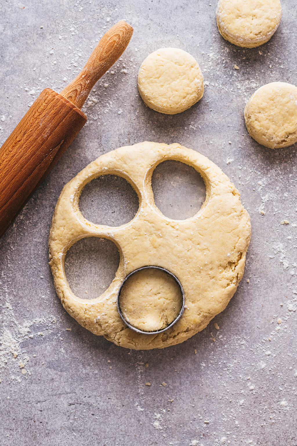 Découpe des scones - Lilie Bakery