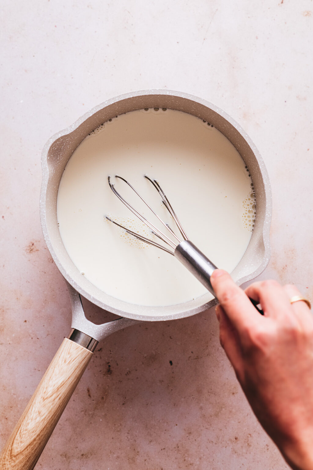 Chocolate cream preparation - Lilie Bakery