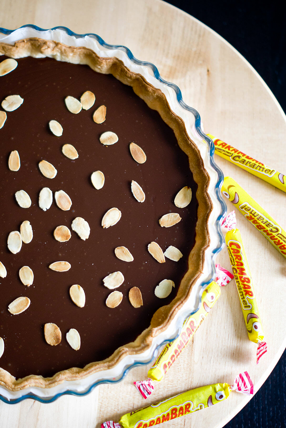 Tarte carambar chocolat - Lilie Bakery